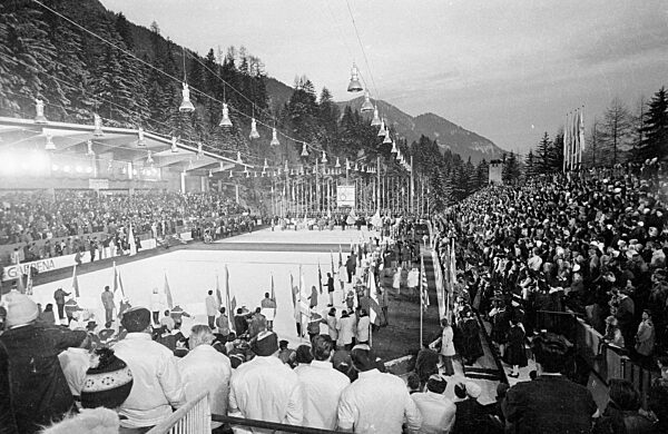 Eröffnungsfeierlichkeiten der Alpinen Skiweltmeisterschaft in Gröden, 1970