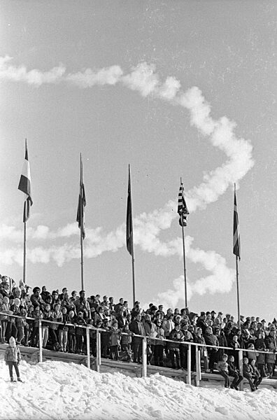 Eröffnungsfeierlichkeiten der Alpinen Skiweltmeisterschaft in Gröden, 1970