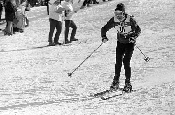 Slalomwettbewerb bei der Alpinen Skiweltmeisterschaft in Gröden, 1970