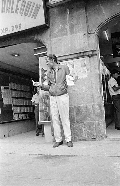 Straßenhändler in Mexico City, 1970