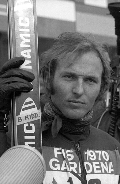 Skisportler Billy Kidd bei der Alpinen Skiweltmeisterschaft, 1970