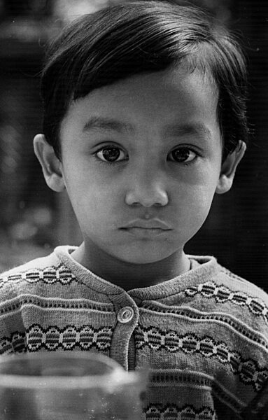 Portrait eines Kindes in Rom