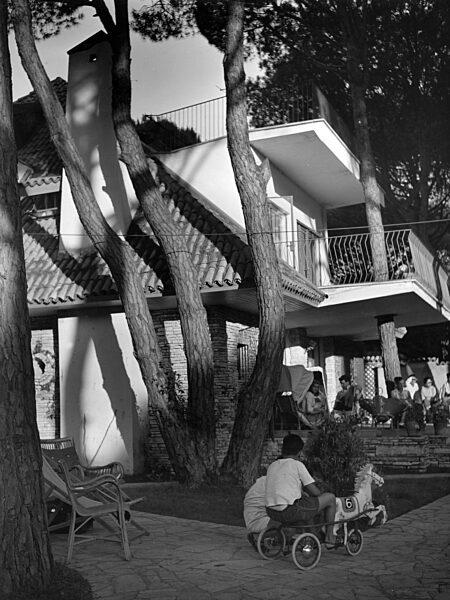 Party in der Villa Fregene in Rom