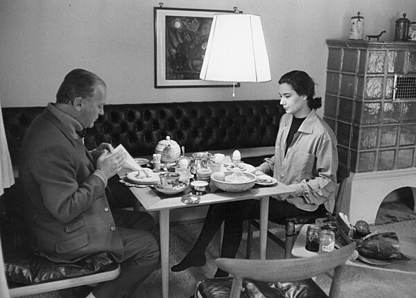 Curd Jürgens und Simone Bicheron, 1959