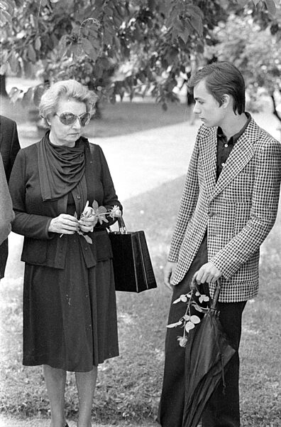 Beerdigung von Erich Kästner in München, 1974