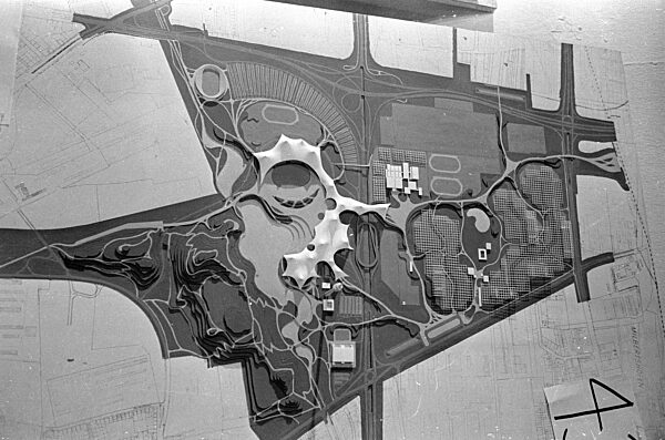 Jury-Sitzung zum Architektenwettbewerb für die Olympiabauten in München, 1967