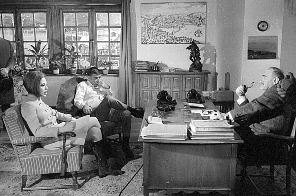 Ira von Fürstenberg und Peter Lawford, 1967