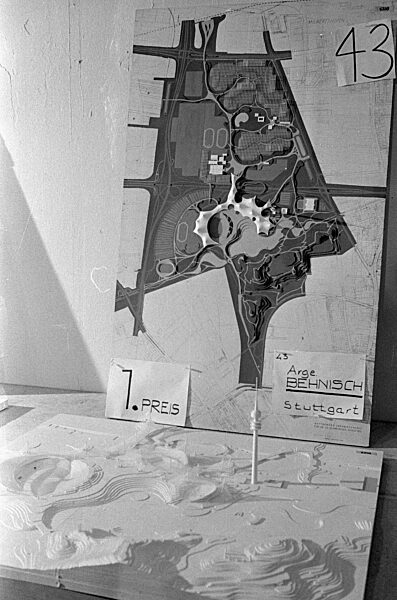 Jury-Sitzung zum Architektenwettbewerb für die Olympiabauten in München, 1967