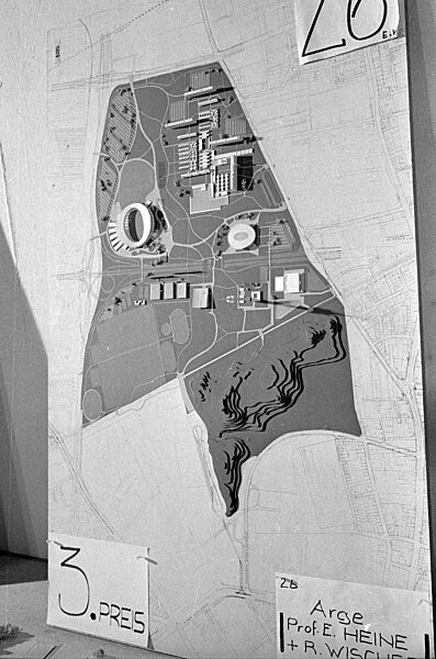 Jury-Sitzung zum Architektenwettbewerb für die Olympiabauten in München, 1967