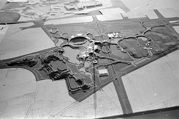 Jury-Sitzung zum Architektenwettbewerb für die Olympiabauten in München, 1967