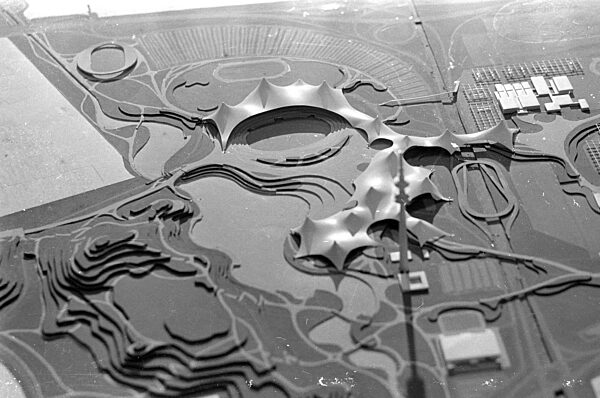 Jury-Sitzung zum Architektenwettbewerb für die Olympiabauten in München, 1967