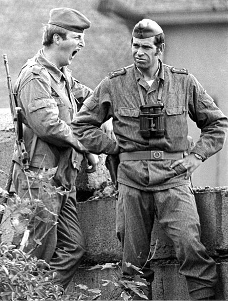 Angehörige der Grenztruppen der DDR