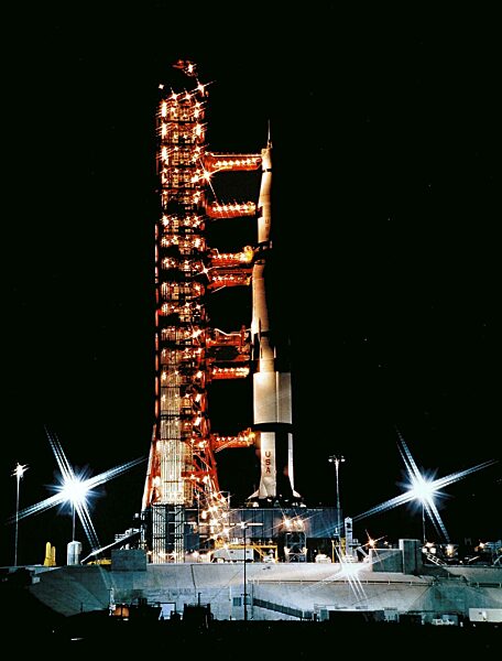 Preparations for the start of an Apollo program at Kennedy Space Center