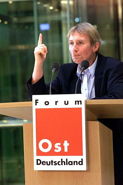 Regine Hildebrandt in Berlin 1999