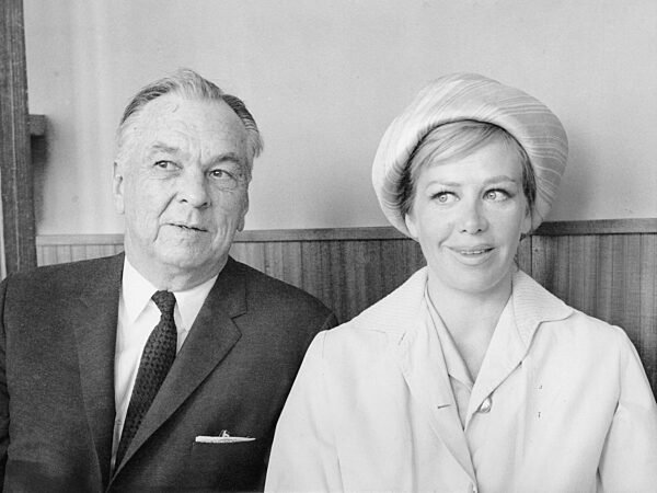 Carl Righter with Hildegard Knef, 1962