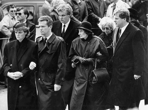 Monika Hohlmeier, Michael Hohlmeier, Franz-Georg Strauß, Schwester Maria und Max Strauß, 1988