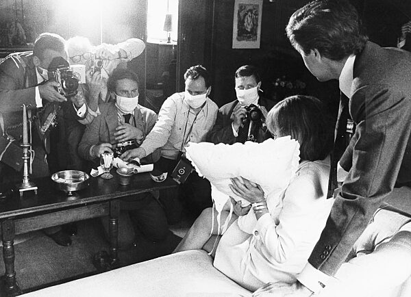 Hildegard Knef mit David Cameron-Palastanga, 1968