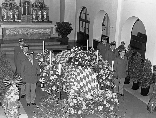 Aufbahrung von Franz Josef Strauß, 1988