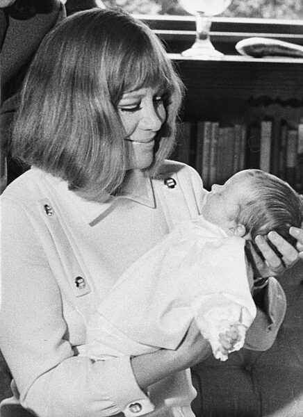Hildegard Knef und Tochter Antonia, 1968