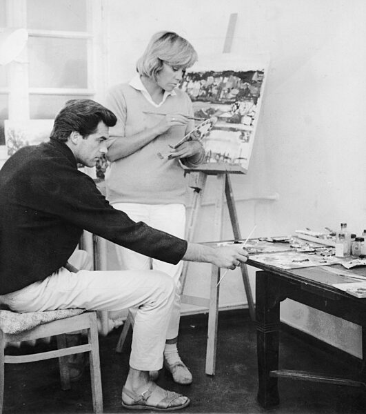 Hildegard Knef und David Cameron-Palastanga, 1962