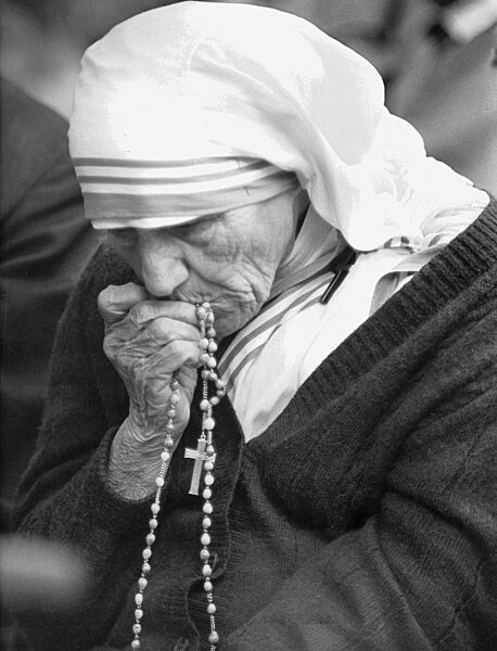 Mutter Teresa in Kevelaer, 1987