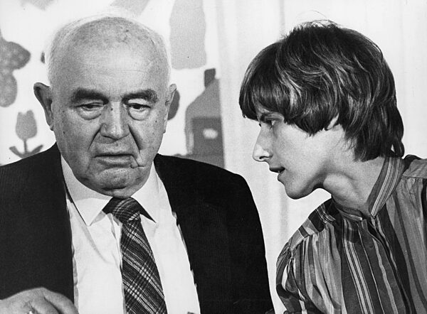 August Haussleiter with Petra Kelly, 1980