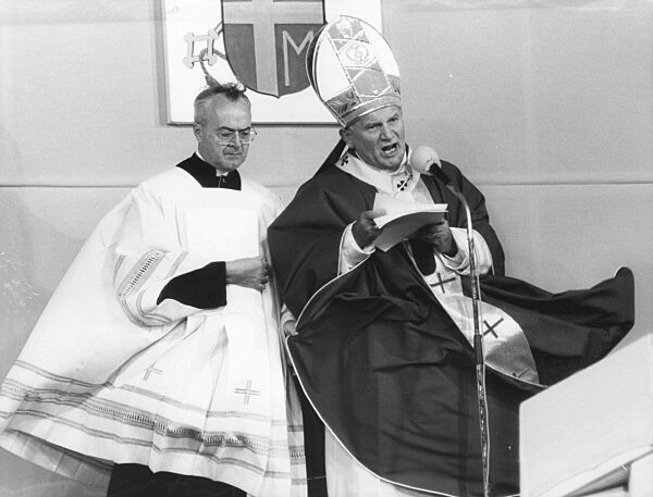 Pope John Paul II on his visit to Germany, 1980