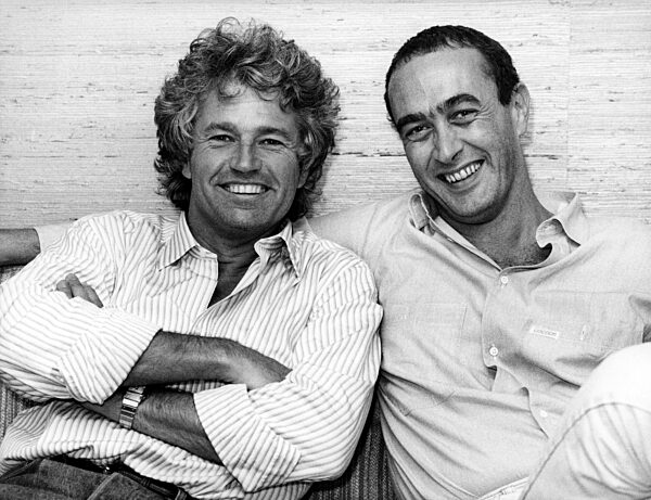 Jean Jacques Annaud and Bernd Eichinger, 1986