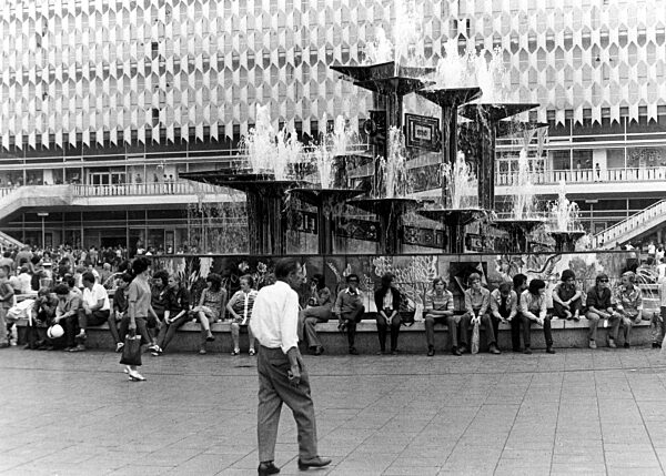 The Alexanderplatz in East Berlin, 1972