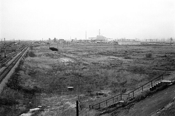 The reactor which caused the nuclear accident at Chernobyl, 1990