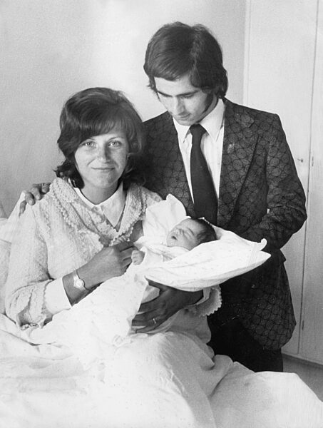 Gerd Müller mit Familie, 1971