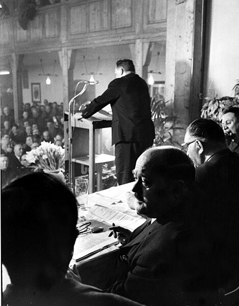 Franz Josef Strauss in Vilshofen, 1964