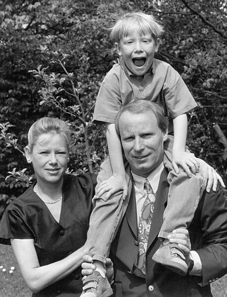 Berti Vogts mit Familie,