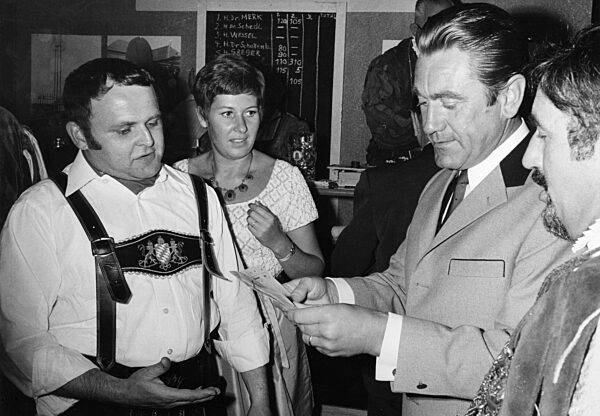 Richard Süßmeier mit Manfred Schreiber, 1967