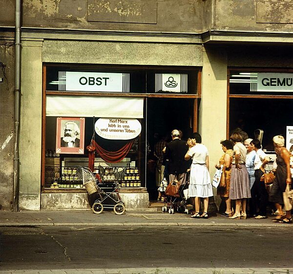 Shopping in Weimar, 1983