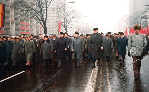 Honecker, Keßler, Mielke, Krenz und Schabowski, 1988