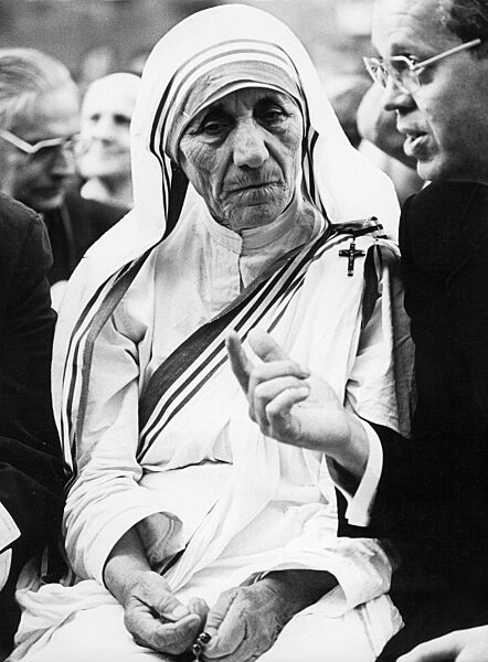 Mutter Teresa auf dem Katholikentag in Freiburg im Breisgau, 1978