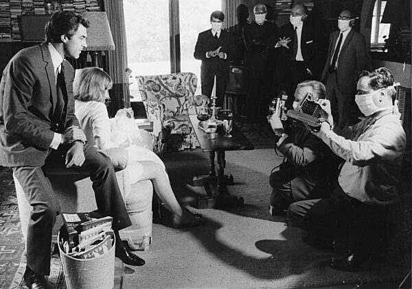 Hildegard Knef und David Cameron-Palastanga, 1968