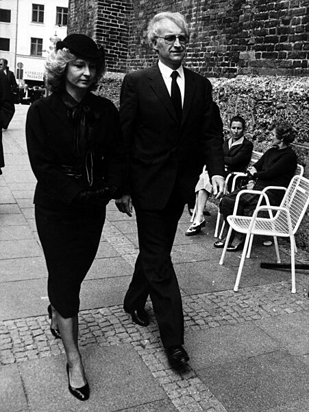 Edmund Stoiber mit Frau Karin Stoiber, 1984