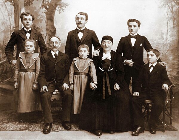 Familie um 1900