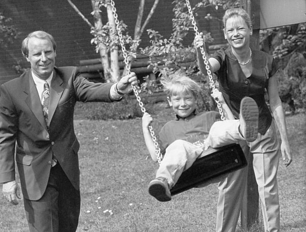 Berti Vogts mit Familie, 1994