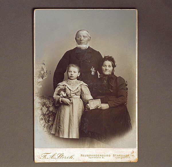 Familie historisch, um 1890