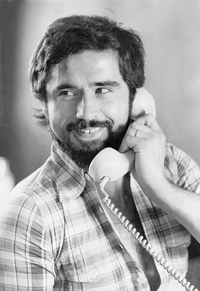 Gerd Müller am Telefon