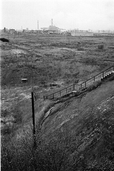 The reactor which caused the nuclear accident at Chernobyl, 1990