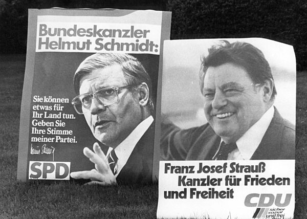 Election poster on the occasion of the federal election, 1980