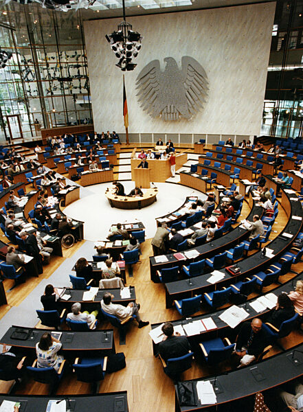 Plenary hall of the Bundestag, 1997