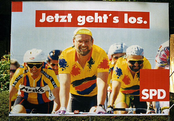 SPD election poster for the Bundestag elections, 1994