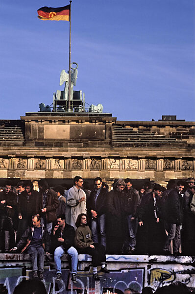 Mauerfall am Brandenburger Tor, 1989