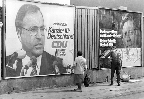 Election posters on the occasion of the federal election, 1976
