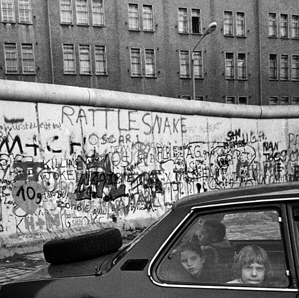 Blick über die Berliner Mauer, 1988